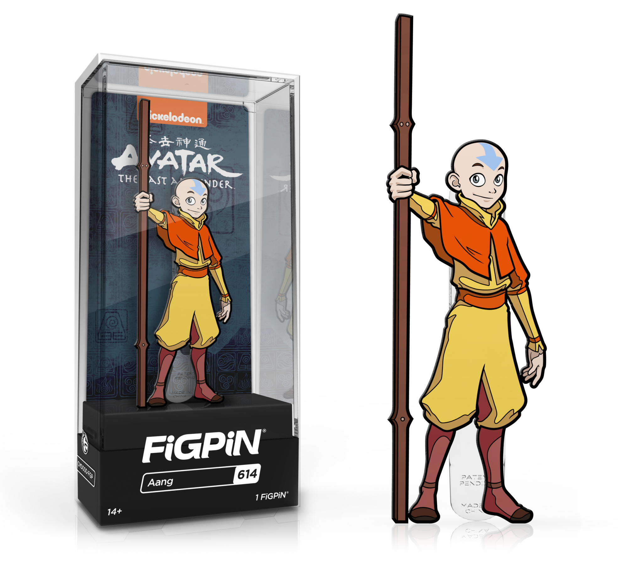 FiGPiN Aang (614) Collectable Enamel Pin MKMWXYOFK8 |27873|