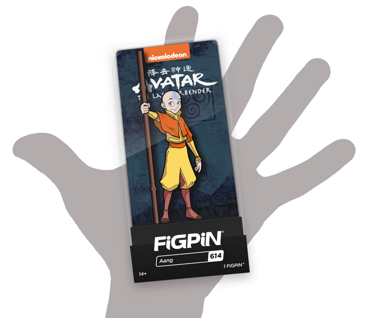FiGPiN Aang (614) Collectable Enamel Pin MKMWXYOFK8 |27874|
