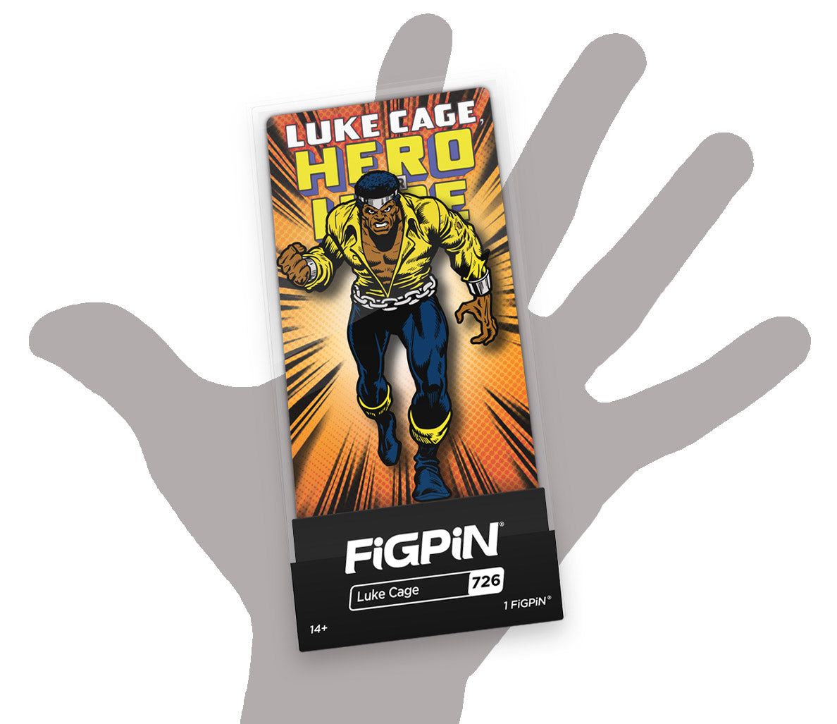 FiGPiN Luke Cage (726) Collectable Enamel Pin MKM2NRFZQJ |27900|