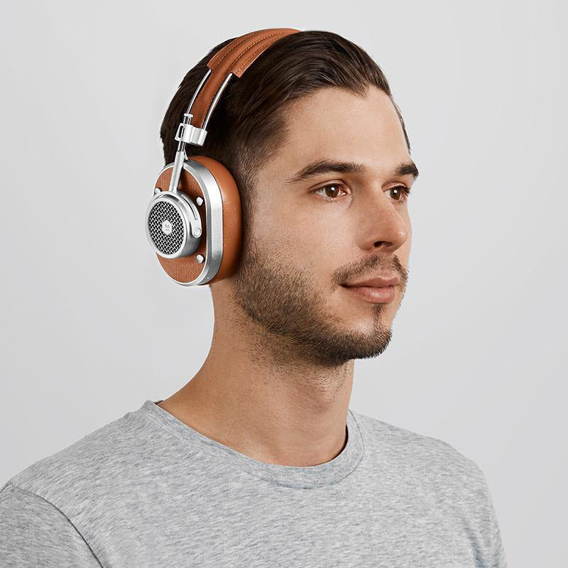 Master & Dynamic MH40 Wireless Over Ear Headphones Brown/Silver MKIJQ75S7H |28010|