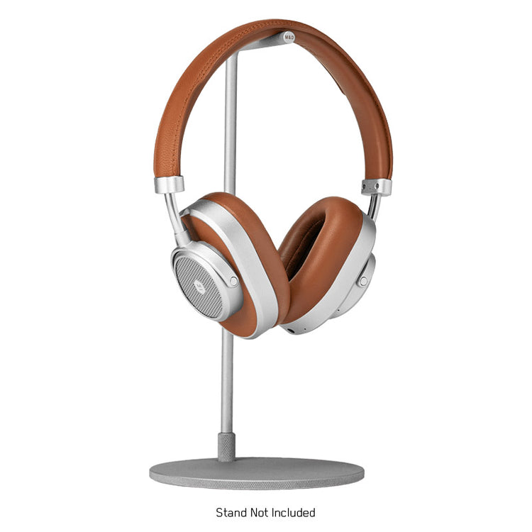 Master & Dynamic MW65 ANC Over Ear Wireless Headphones Silver/Brown MKJXF4EM5O |28021|