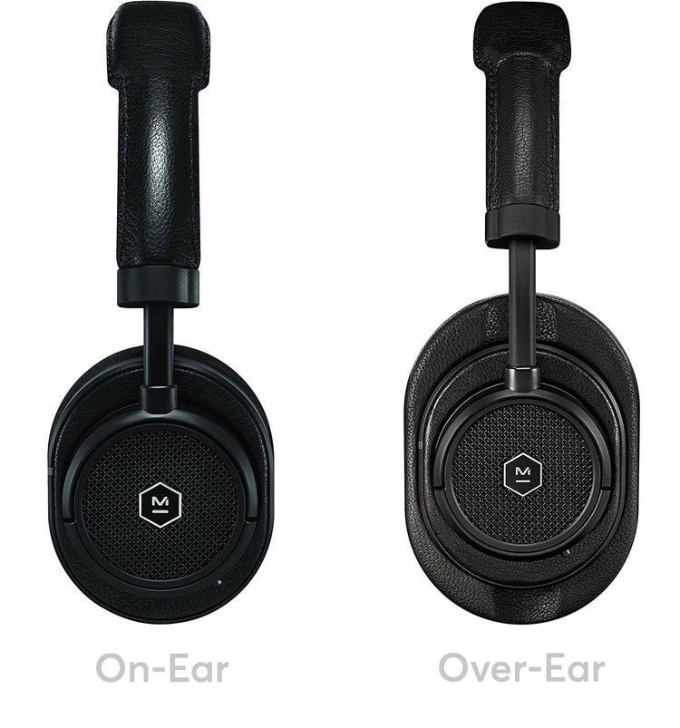 Master & Dynamic MW50+ On Plus Over Ear Wireless Headphones Black/Black MKAJZNMON9 |28036|