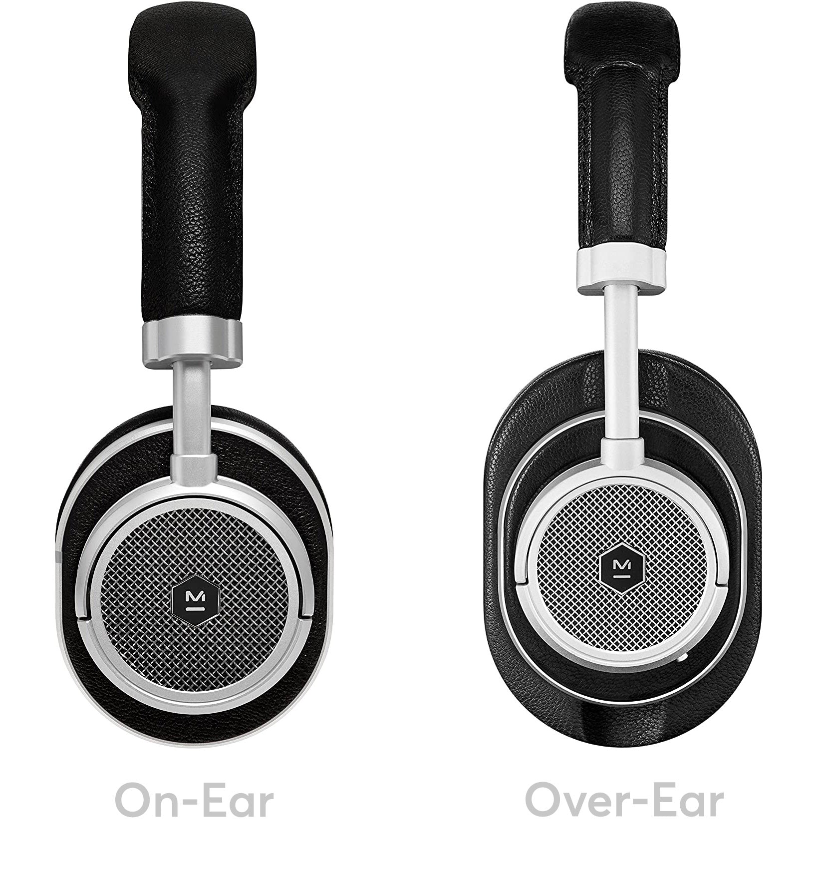 Master & Dynamic MW50+ On Plus Over Ear Wireless Headphones Silver/Black MKT3KF19GO |28040|