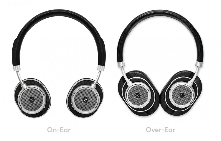 Master & Dynamic MW50+ On Plus Over Ear Wireless Headphones Silver/Black MKT3KF19GO |28041|