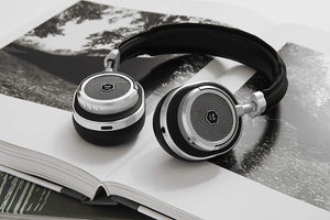 Master & Dynamic MW50+ On Plus Over Ear Wireless Headphones Silver/Black MKT3KF19GO |28042|