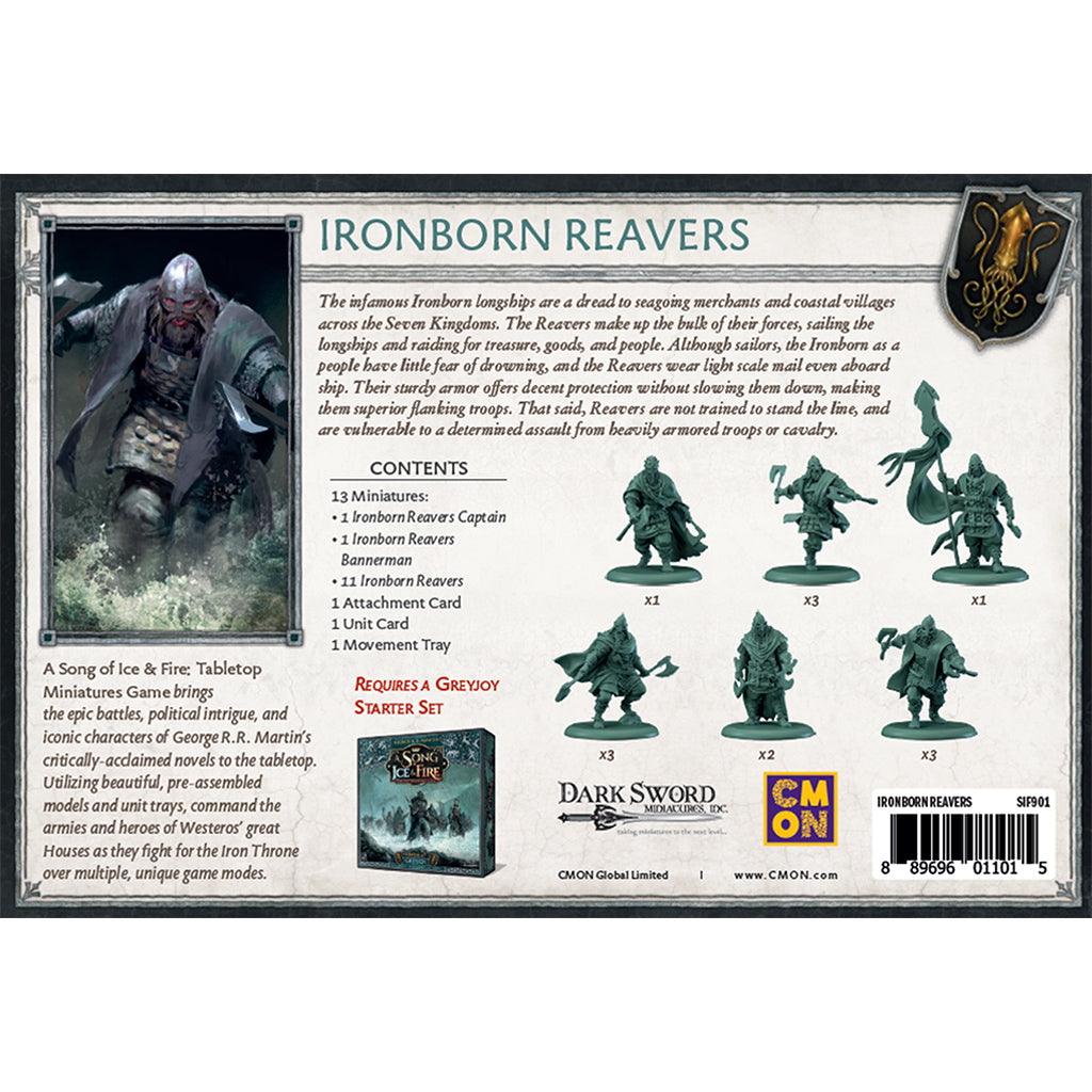 A Song of Ice and Fire: Ironborn Reavers MKVBGDP3S1 |44140|