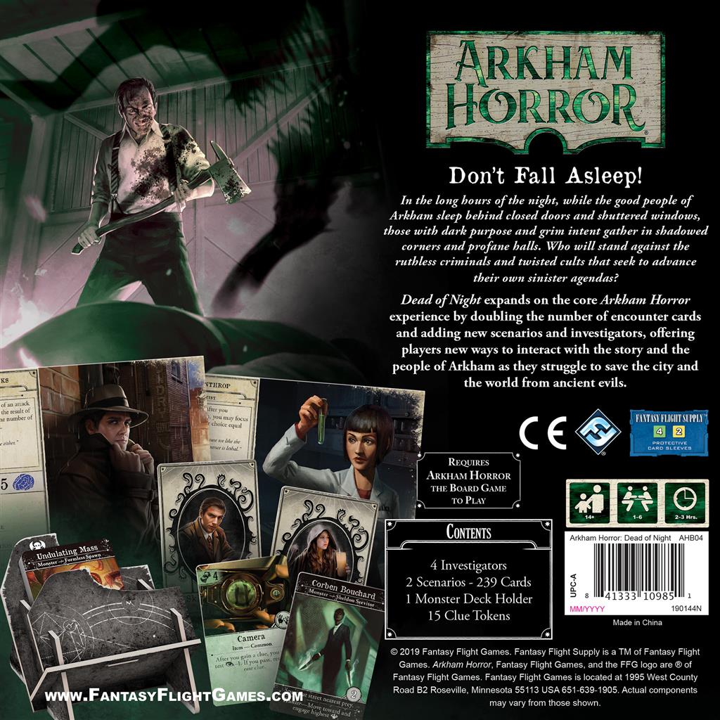 Arkham Horror: The Dead of Night MKGZK7YAP4 |44487|