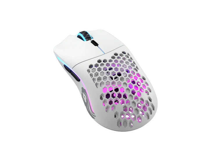 Glorious PC Model O Minus Wireless RGB Gaming Mouse Matte White MKJ8CM4RLH |28191|