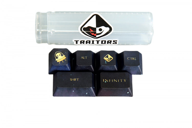 Traitors Infinity 6-Key Add-on Keycap Set Dye Sub PBT MKXHS5MA82 |0|