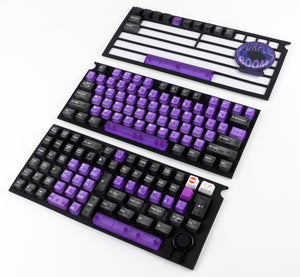 Tai-Hao Purple Boom Keycap Set Translucent ABS 152 Keys Cubic MKI79SZBQI |33943|