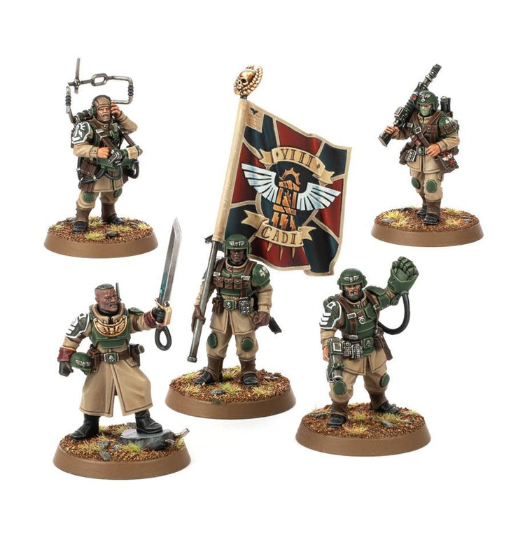 WARHAMMER 40K - ASTRA MILITARUM CADIAN COMMAND SQUAD WARHAMMER 40K - ASTRA MILITARUM CADIAN COMMAND SQUAD