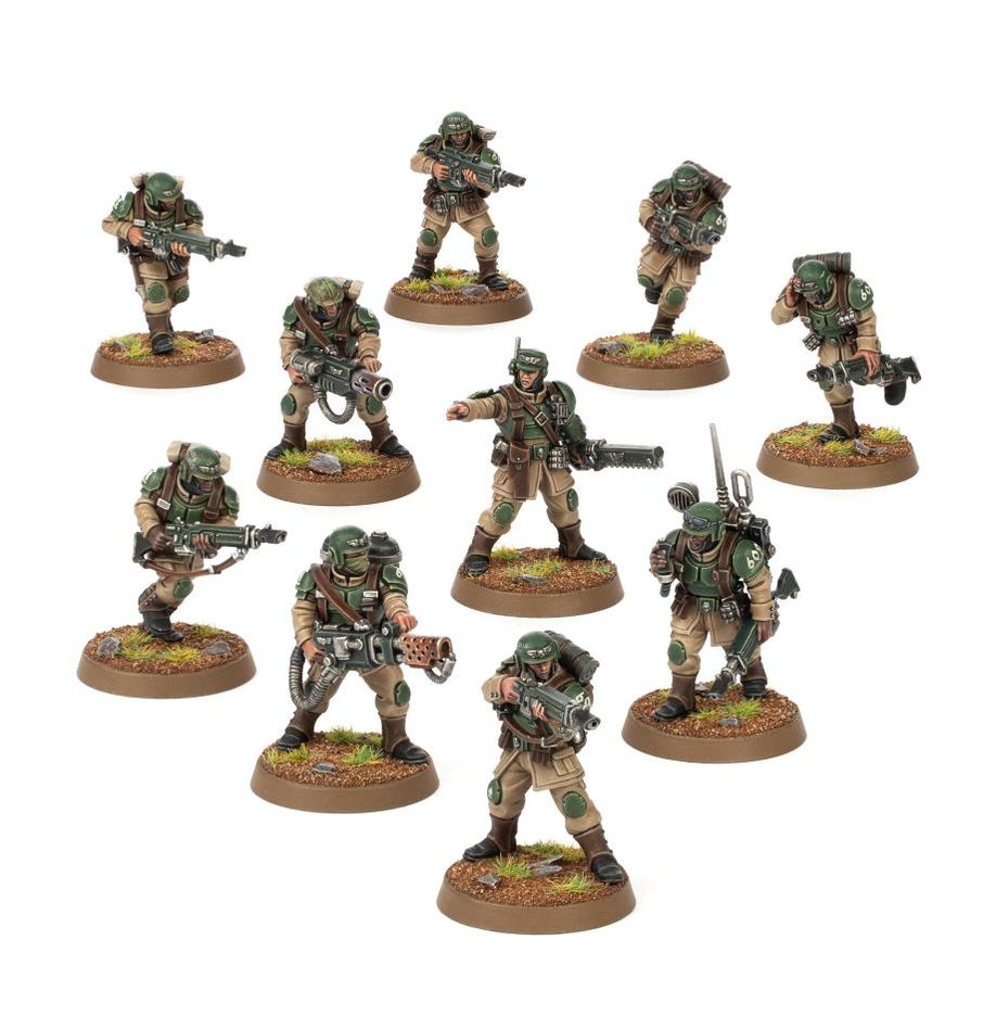 Warhammer 40000 Astra Militarum Cadian Shock Troops MKD2VOCCQX |0|