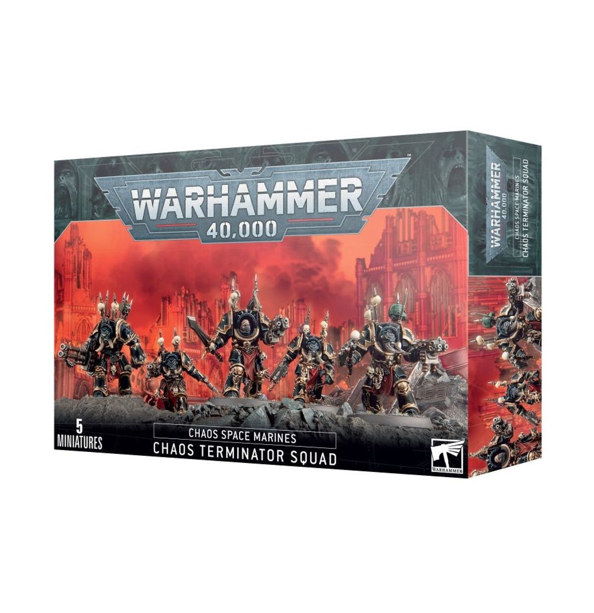 Warhammer 40000 Chaos Space Marines Chaos Terminator Squad MKLUQ8ER54 |76798|