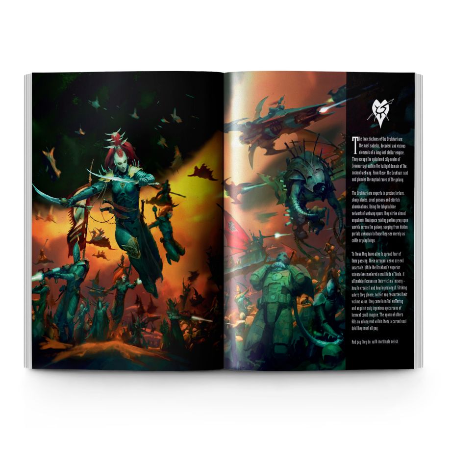 Games Workshop - Warhammer 40 000 - Codex : Drukhari (HB) (10e édition - Sortie 2025 Games Workshop - Warhammer 40 000 - Codex : Drukhari (HB) (10e édition - Sortie 2025