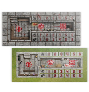 Sevens Pitch: Double-sided Pitch and Dugouts for Blood Bowl Sevens						 MKDVMVZ4W4 |50206|