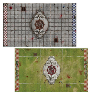 Sevens Pitch: Double-sided Pitch and Dugouts for Blood Bowl Sevens						 MKDVMVZ4W4 |50205|