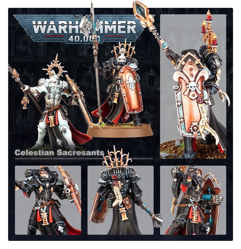 Warhammer 40000 Adepta Sororitas Celestian Sacresants MKXYSIW6DT |50644|