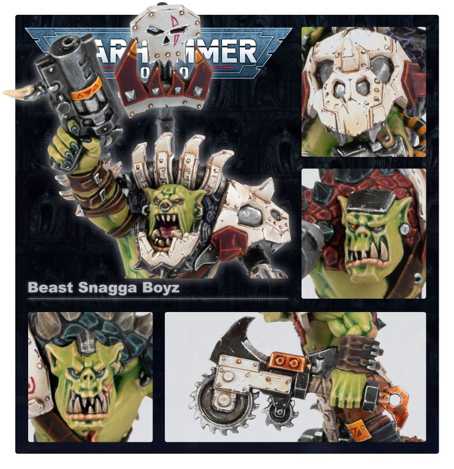Warhammer 40000 Orks : Beast Snagga Boyz MKZO8AG6IA |51395|