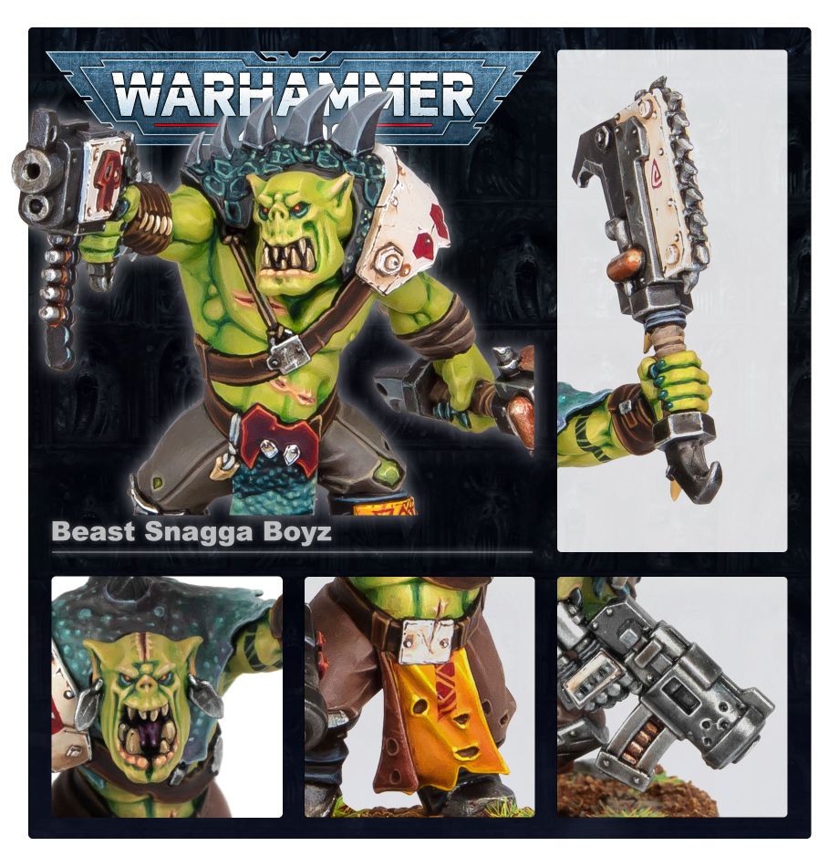Warhammer 40000 Orks : Beast Snagga Boyz MKZO8AG6IA |51394|