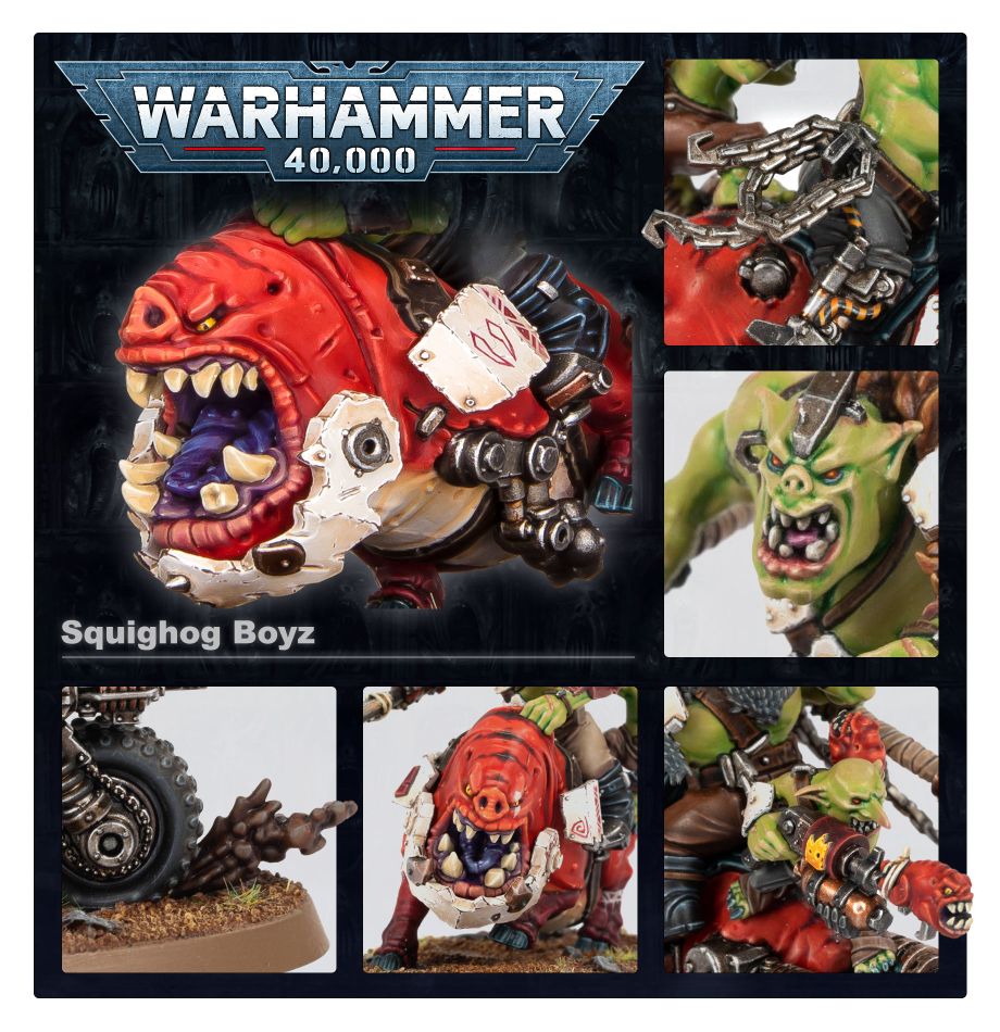 Warhammer 40000 Orks : Squighog Boyz MKR1QZRY6L |51417|