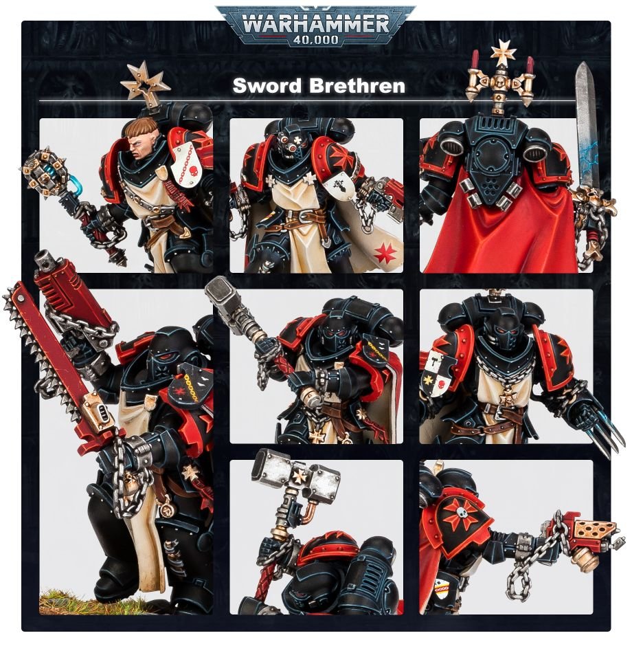 Warhammer 40000 Black Templars : Sword Brethren MKE3G0R2LE |52290|