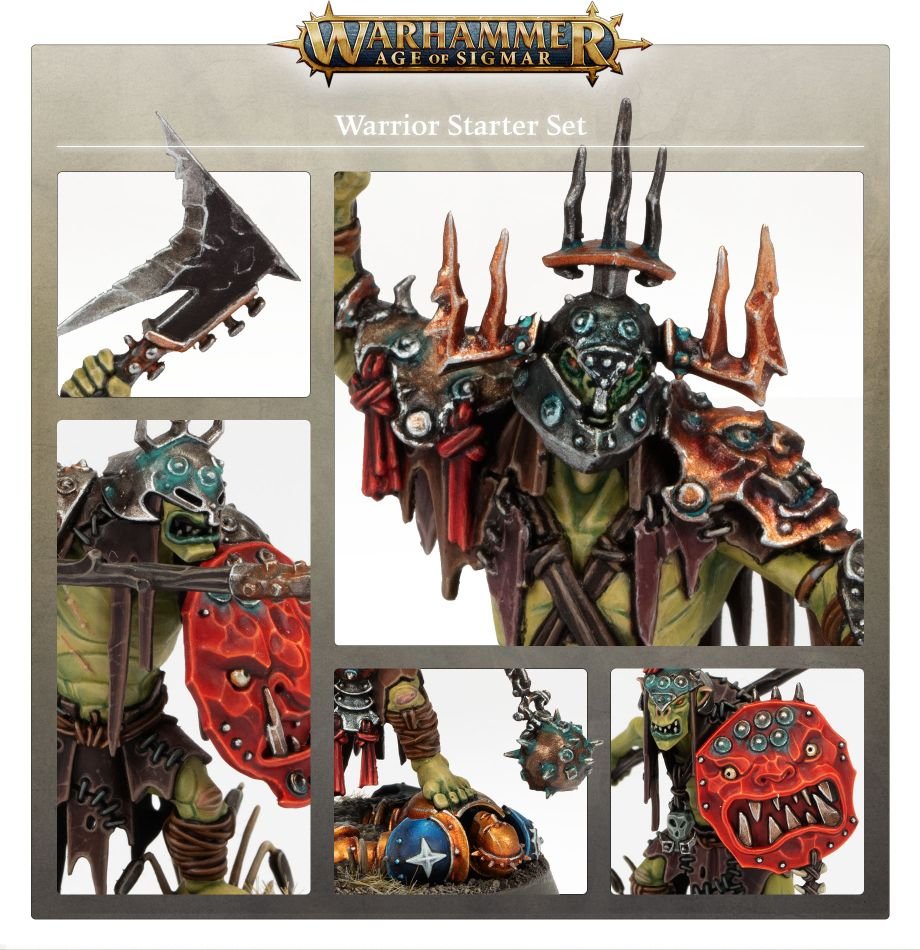 Warhammer Age of Sigmar Warrior Starter Set MK89WIYEWX |52937|