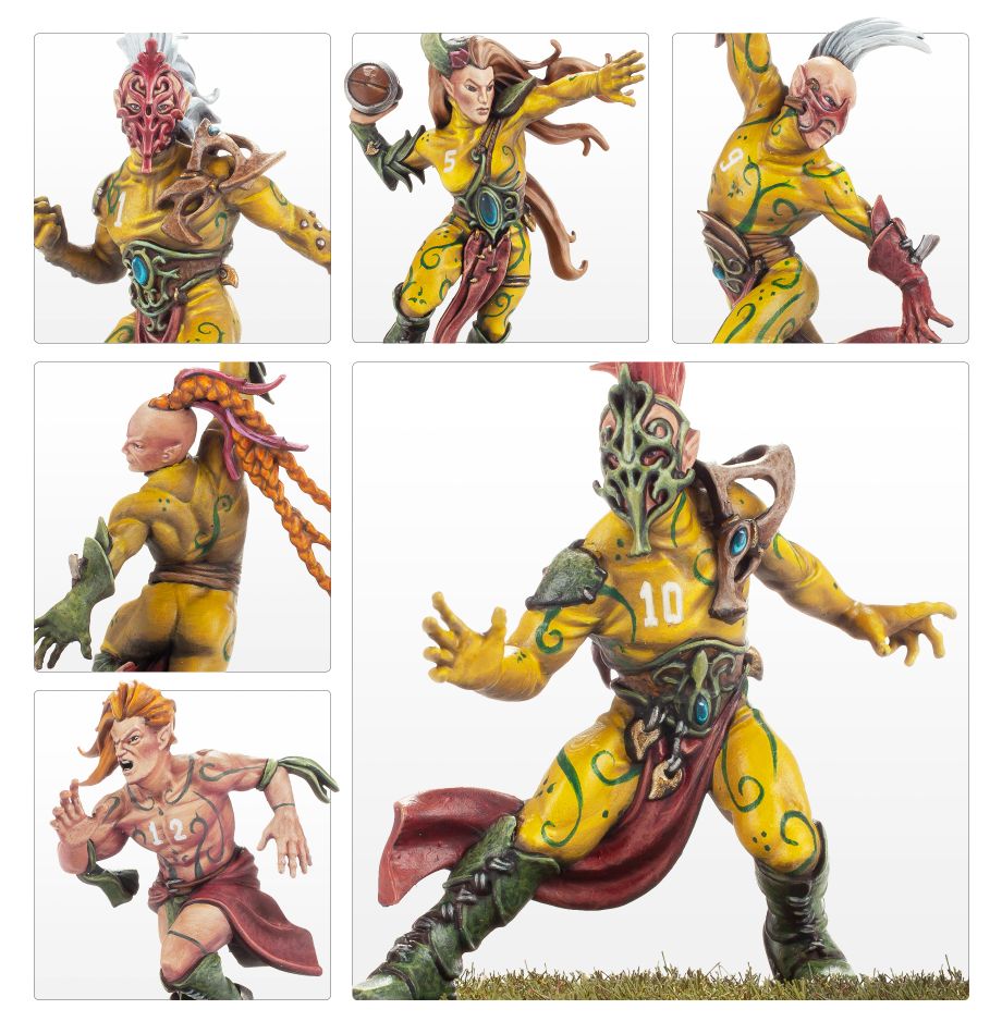 The Athelorn Avengers - Wood Elf Blood Bowl Team MK11TBXECG |53321|