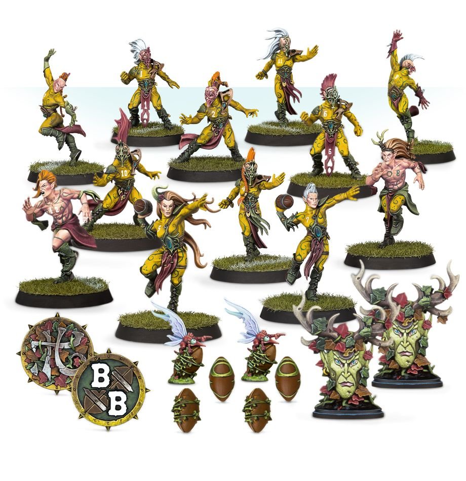 The Athelorn Avengers - Wood Elf Blood Bowl Team MK11TBXECG |0|