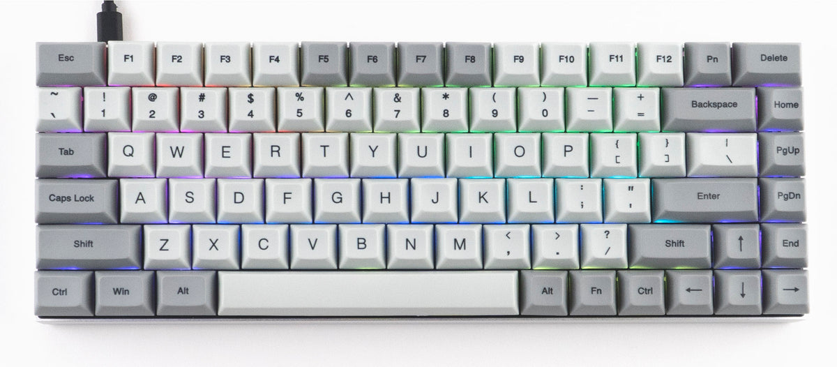 Vortex New Race 3 Type C 75% RGB Dye Sub PBT Aluminum Mechanical Keybo