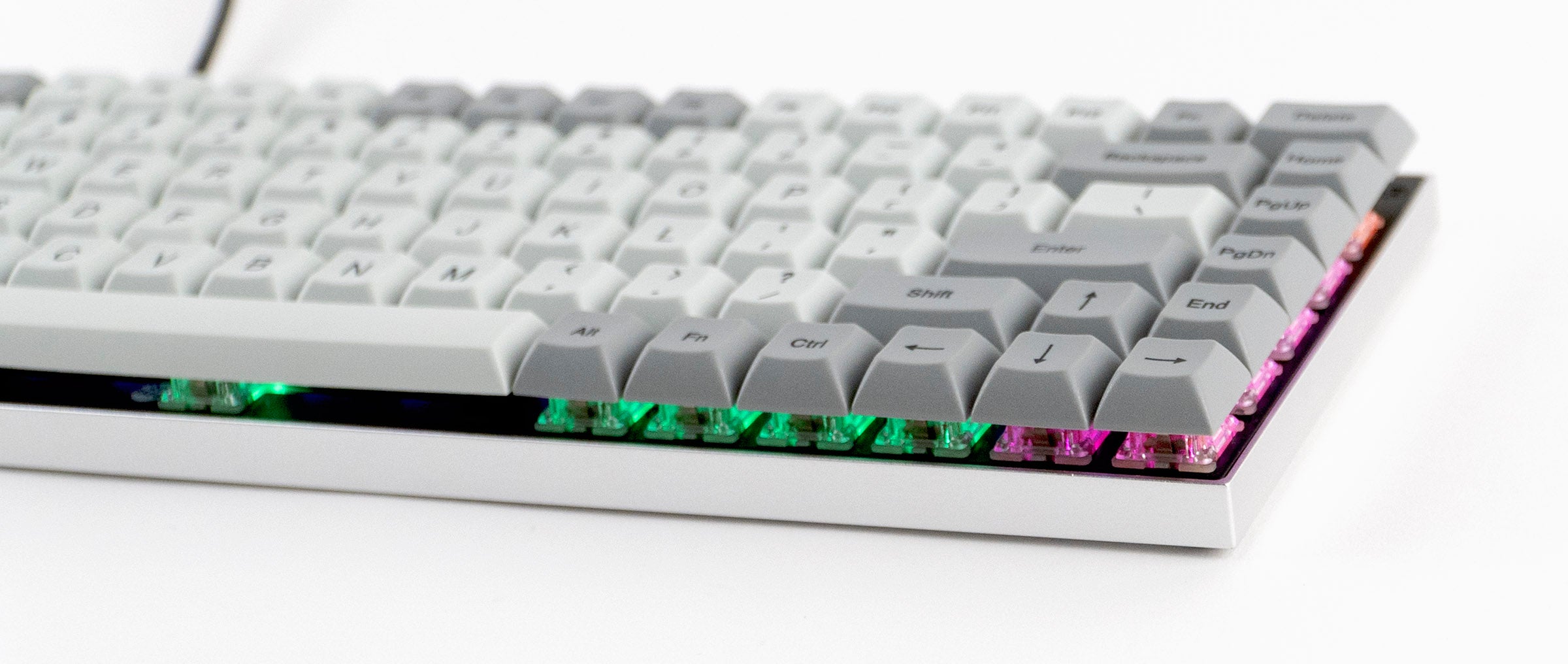 Vortex New Race 3 Type C 75% RGB Dye Sub PBT Aluminum Mechanical Keybo