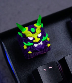 Hot Keys Project HKP Dragon King Purple Green Artisan Keycap MKUI854DUK |0|