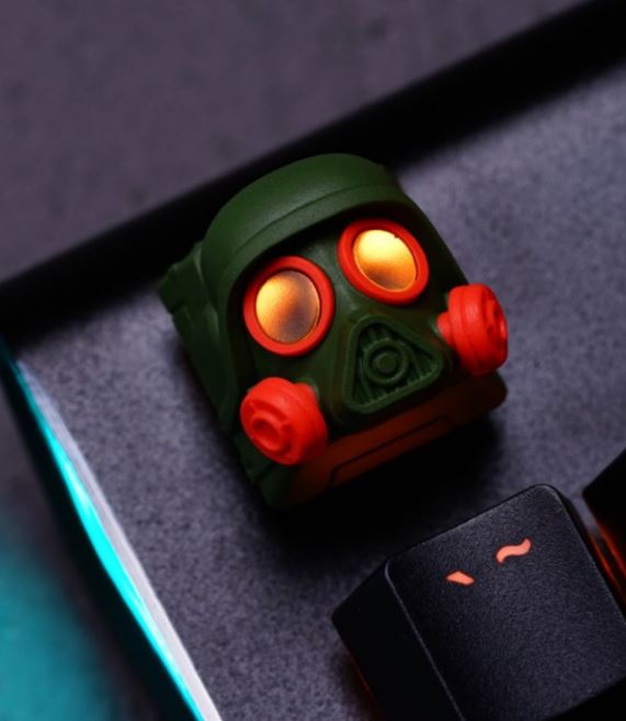 Hot Keys Project HKP Executioner Olive Orange Artisan Keycap MKX7WAVCZC |0|
