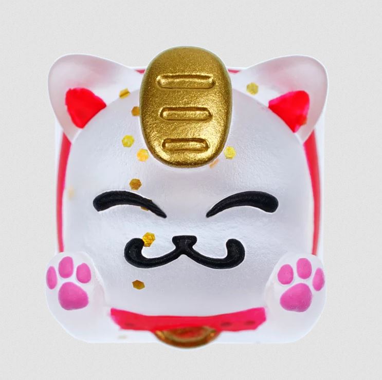 Hot Keys Project HKP Lucky Cat Crystal Ball Artisan Keycap MKQSAB7B8O |0|