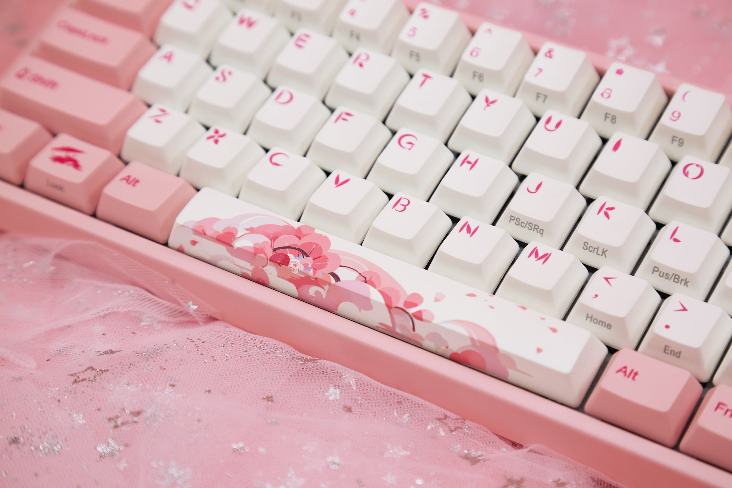 Ducky x Varmilo MIYA Pro Sakura R2 65% Bluetooth Dye Sub PBT Mechanica