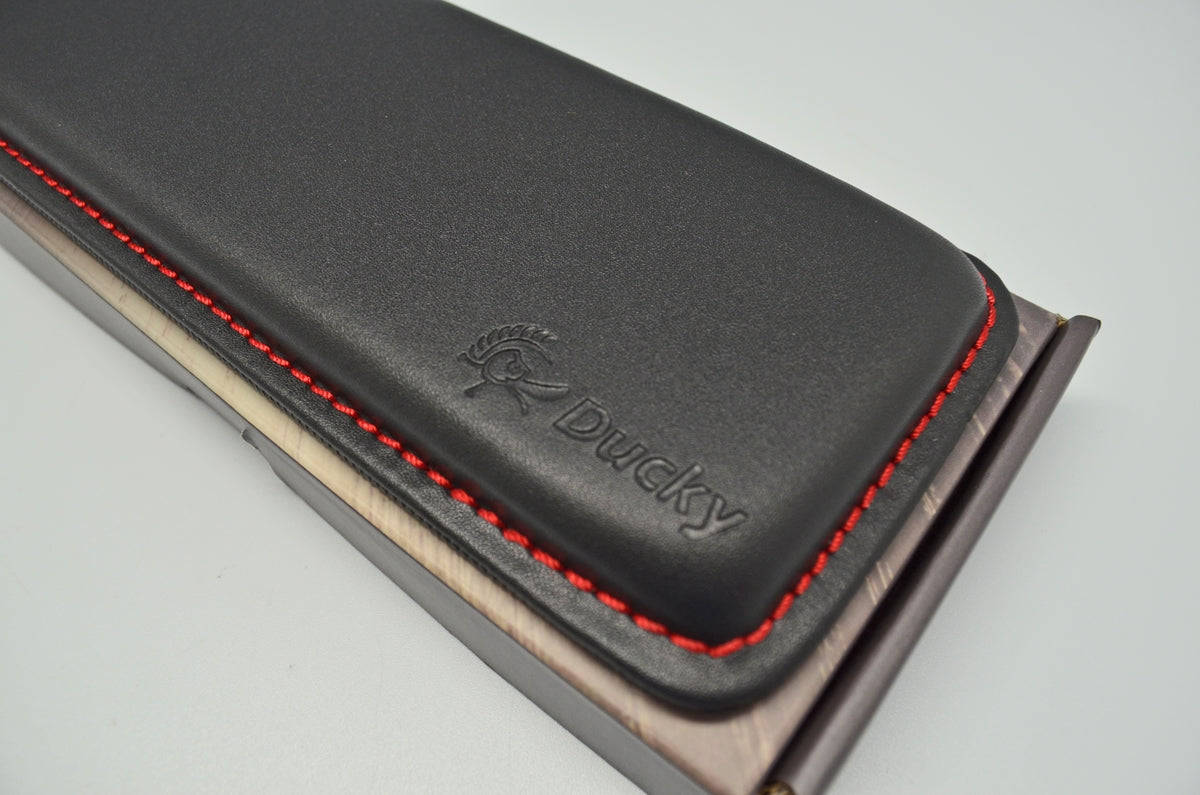 Ducky TKL Leather Wrist Rest with Red Stitching MKRA5GB2N5 |36693|