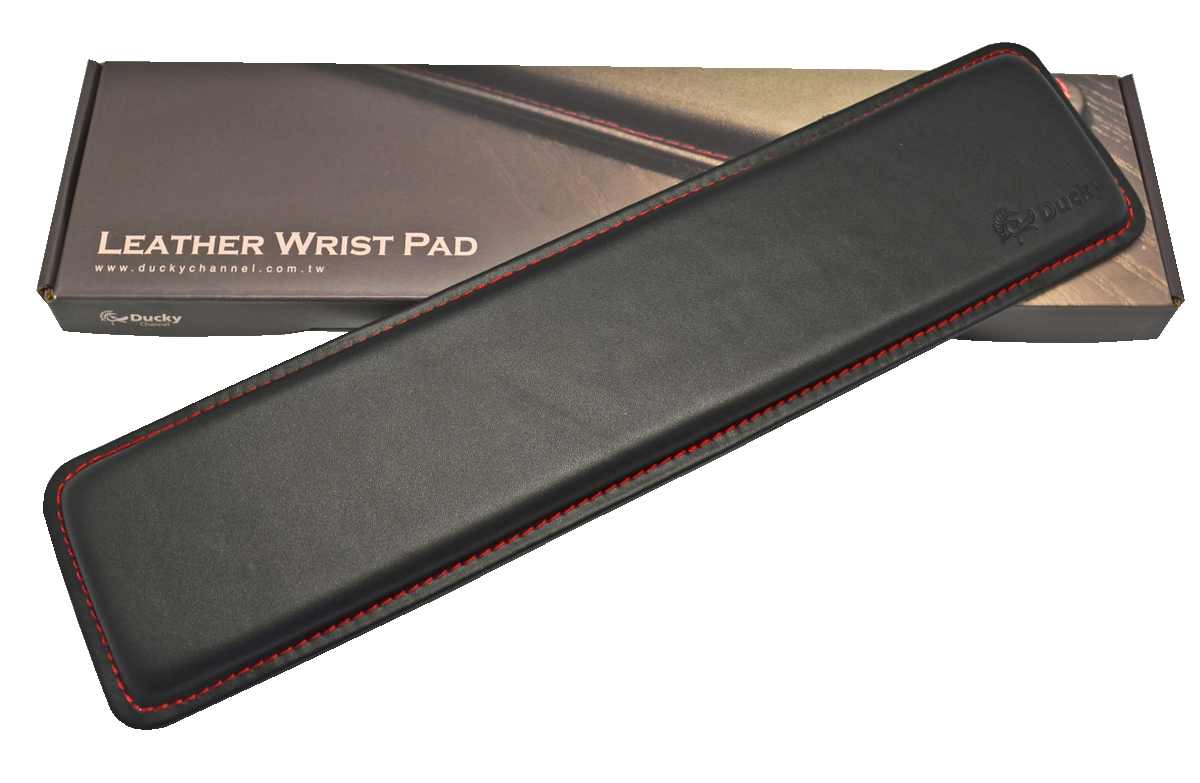 Ducky TKL Leather Wrist Rest with Red Stitching MKRA5GB2N5 |0|