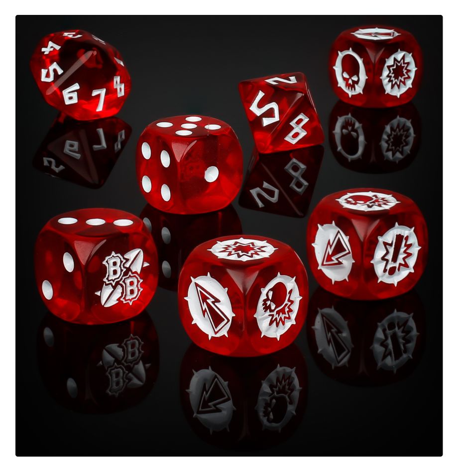 Blood Bowl Dice Set MKOD1NNVLS |55947|