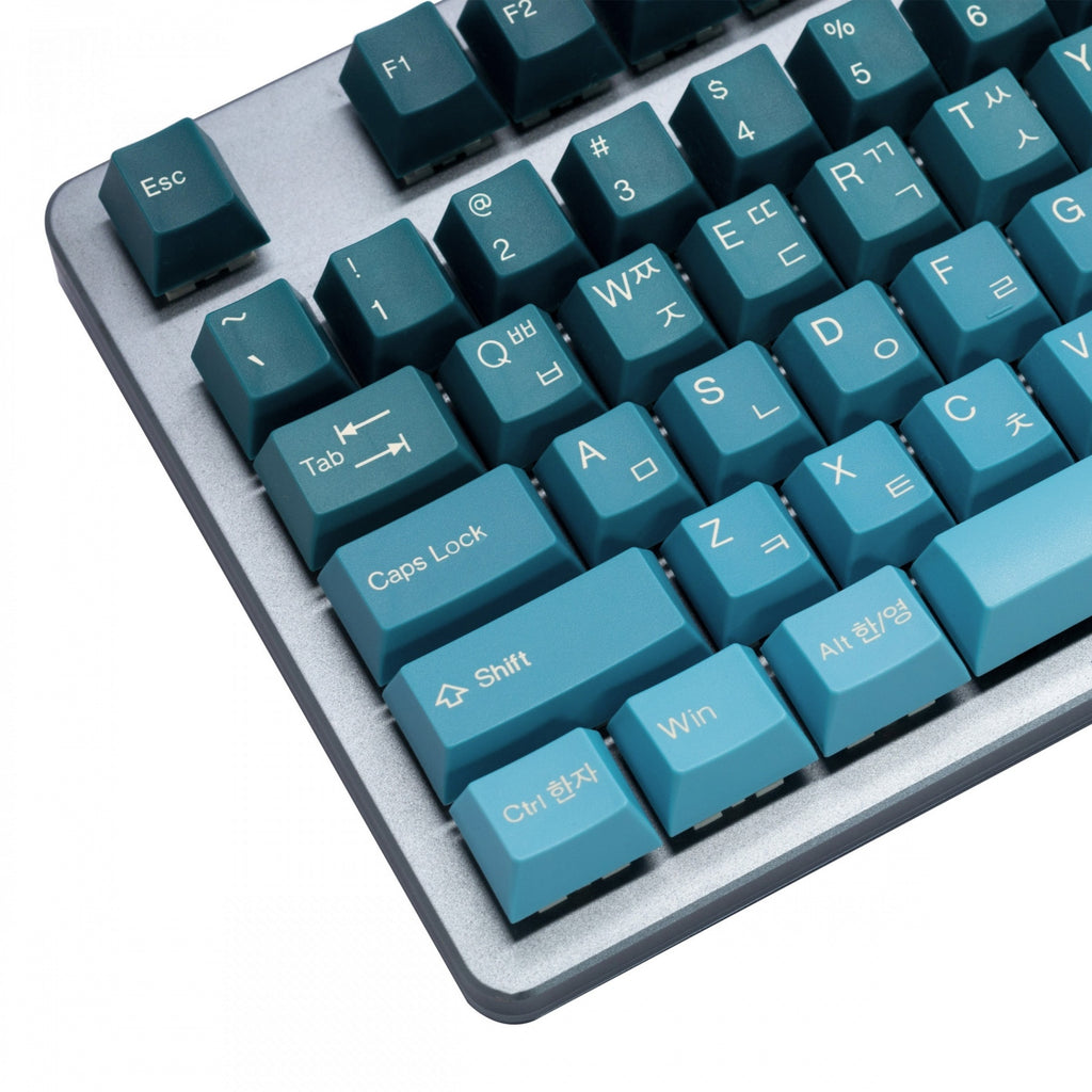 Tai-Hao Pine Green Gradient Hangul & English 117 Key Cubic Profile Dou