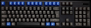 Tai-Hao 16-Key ABS Playing Cards Translucent Keycap Set Blue MK48JLI68W |0|