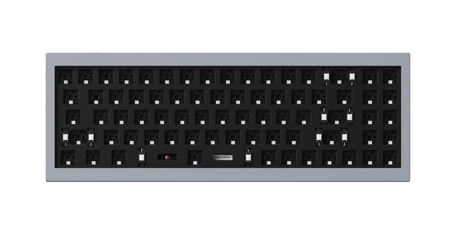 Keychron Q7 Grey Aluminum Barebones Mechanical Keyboard