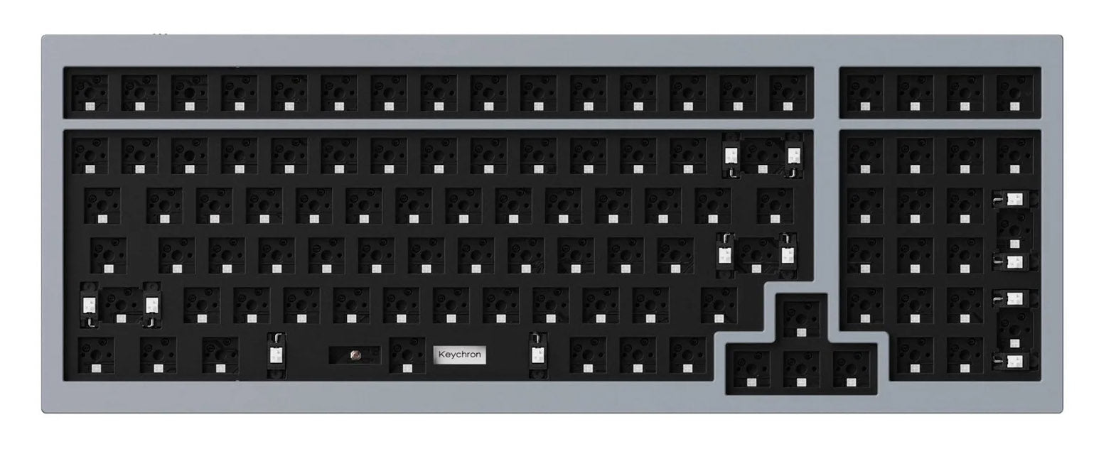 Keychron Q5 Grey Aluminum Barebones Mechanical Keyboard