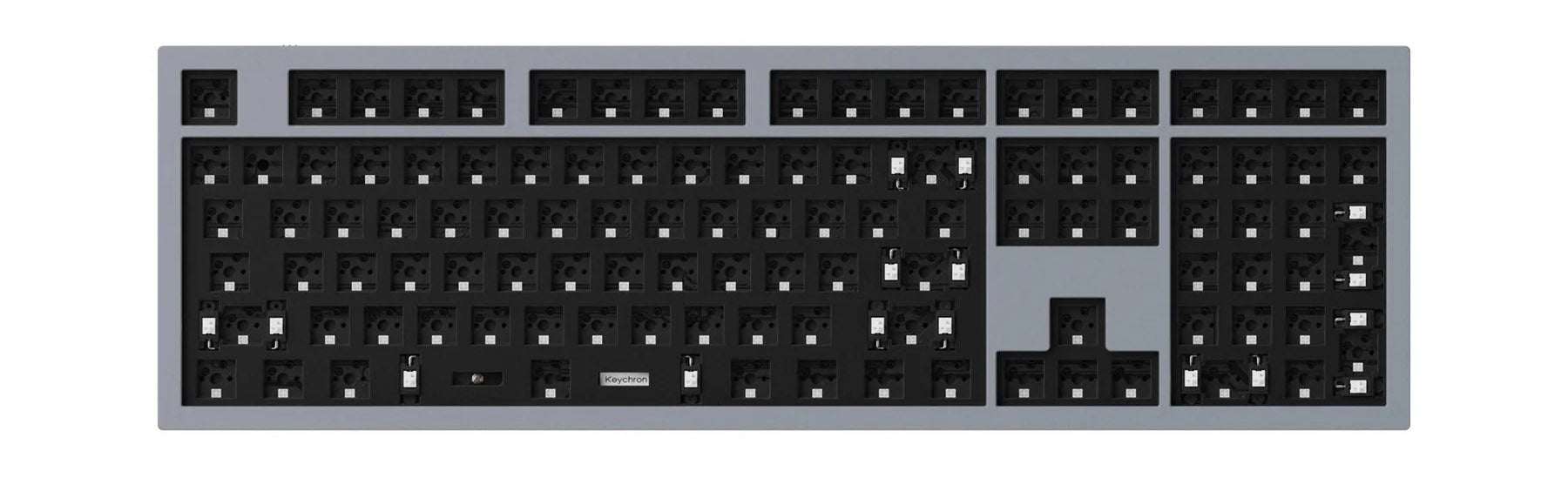Keychron Q6 Grey Aluminum Barebones Mechanical Keyboard