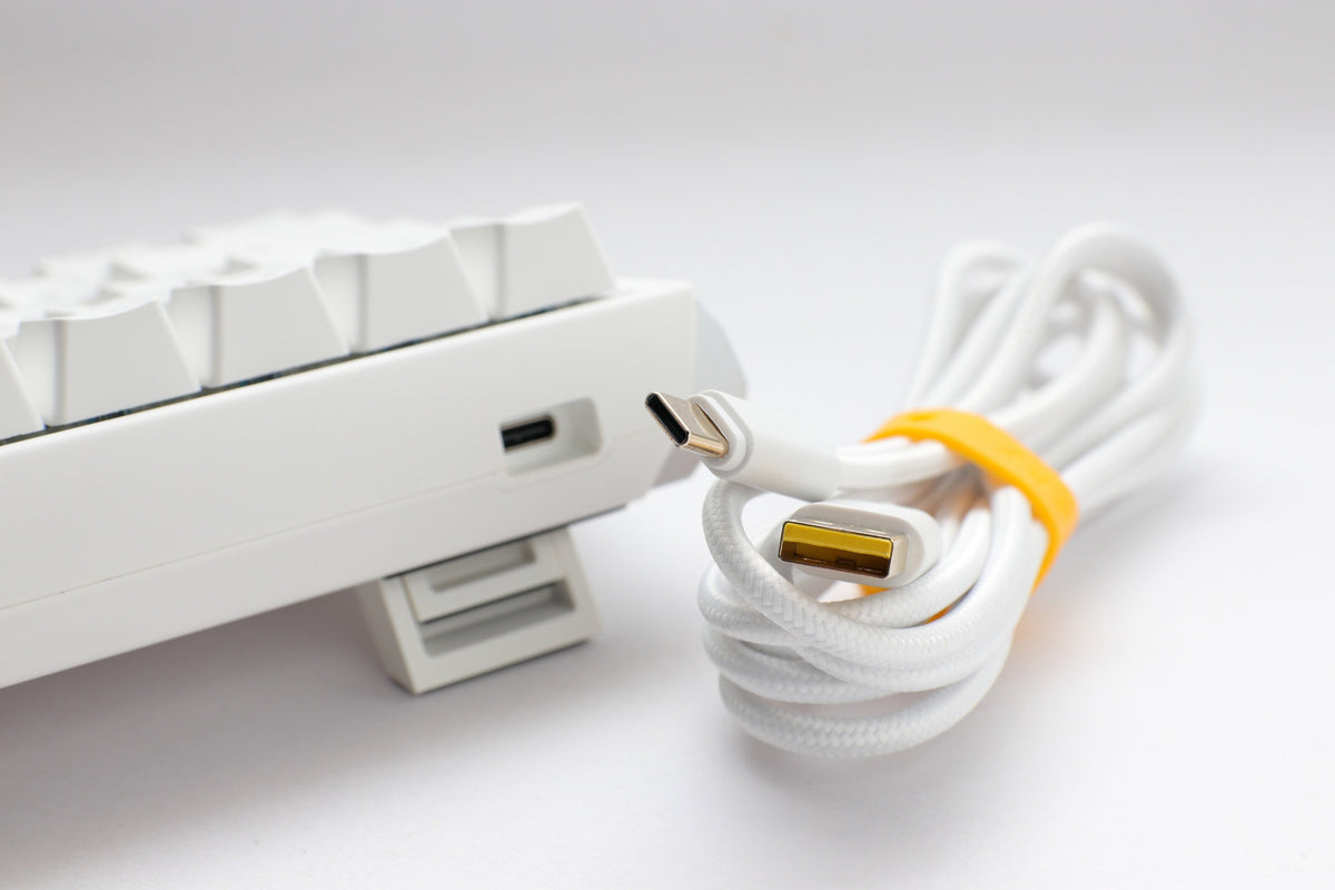 Ducky One 3 Mini Pure White 60% Hotswap RGB Mechanical Keyboard w/ Qua