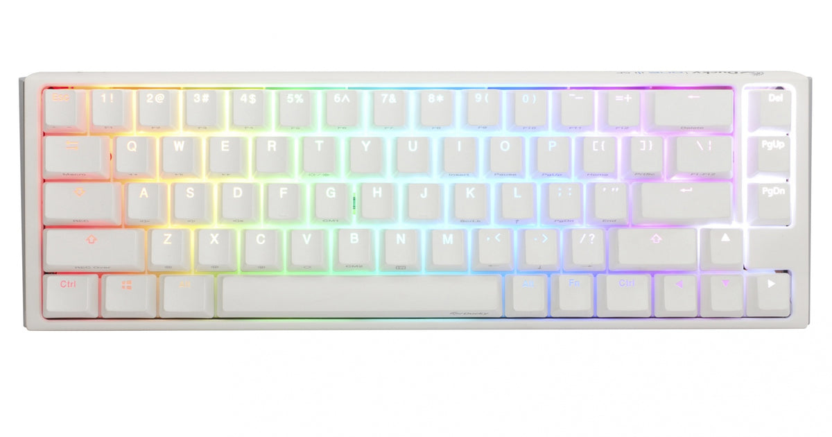 Ducky One 3 SF Pure White 65% Hotswap RGB Mechanical Keyboard w/ Quack