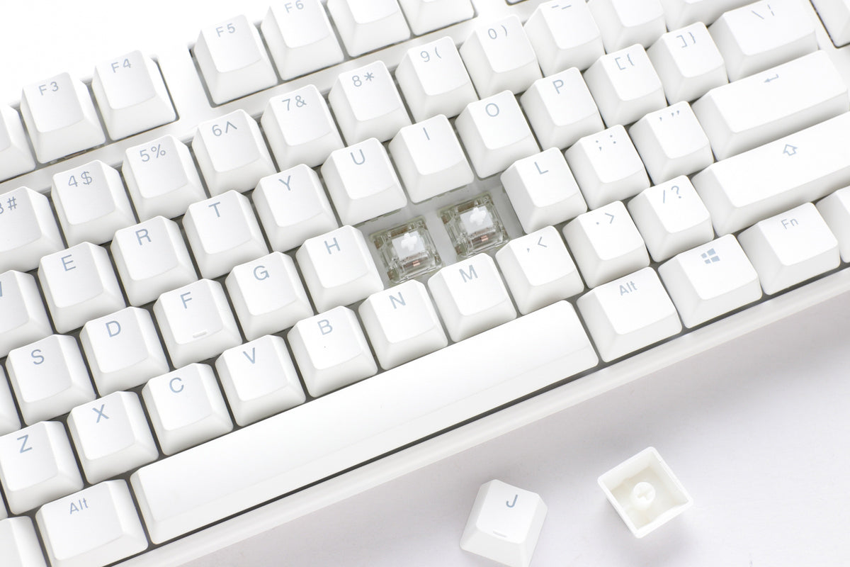 Ducky One 3 TKL Pure White Hotswap RGB Mechanical Keyboard w/ Quack Me