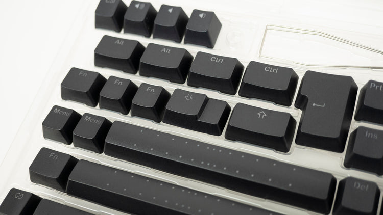 Vortex Black Backlit 126 Key OEM Profile Double Shot PBT Keycap Set MKX9GIUVH0 |76758|