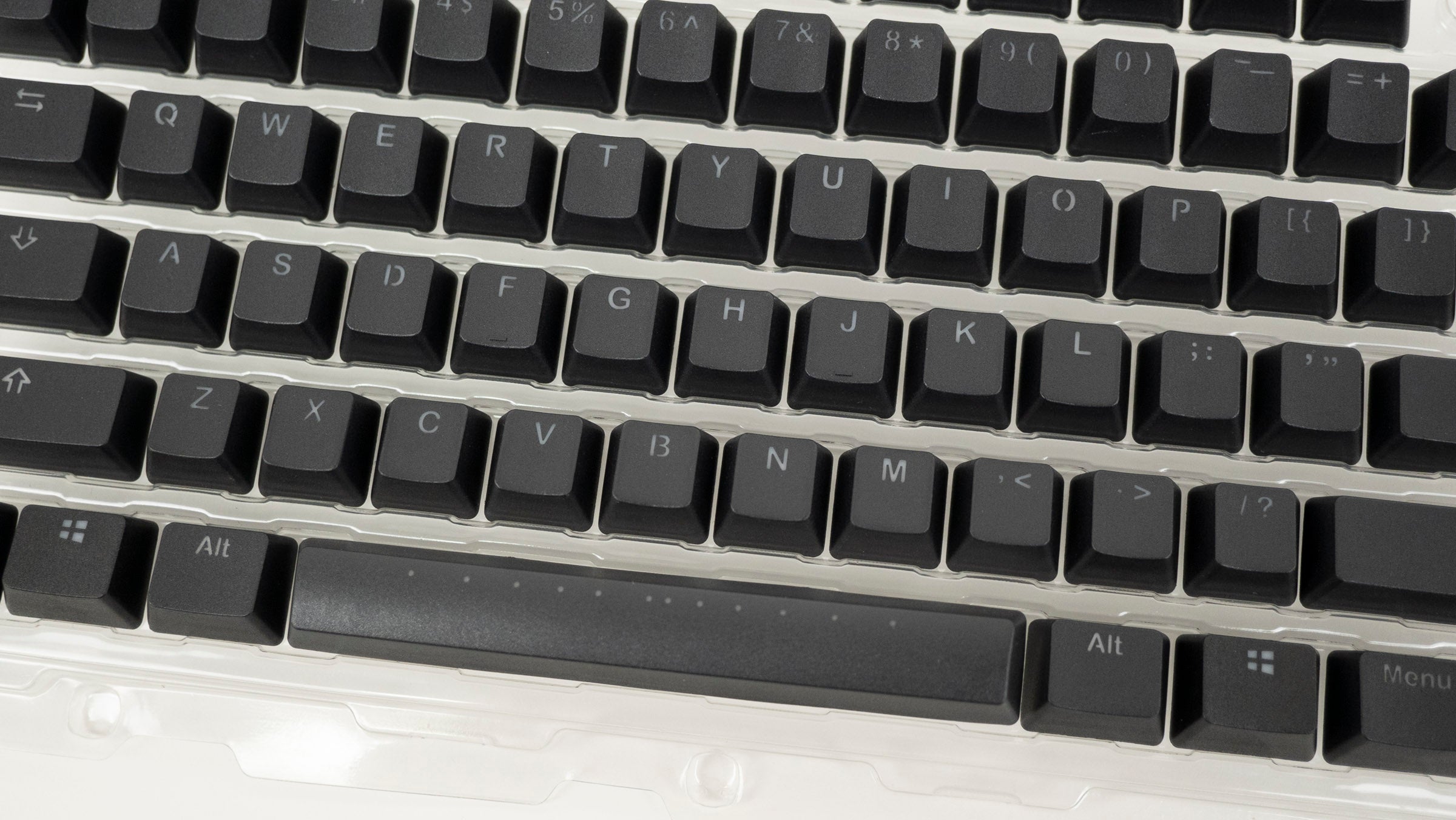 Vortex Black Backlit 126 Key OEM Profile Double Shot PBT Keycap Set MKX9GIUVH0 |76759|