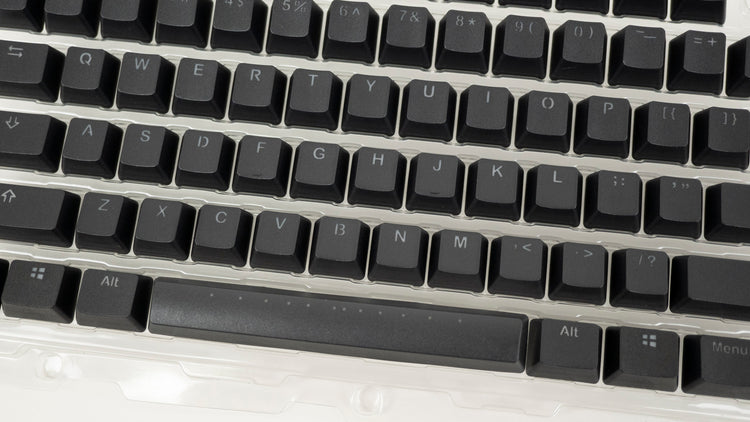 Vortex Black Backlit 126 Key OEM Profile Double Shot PBT Keycap Set MKX9GIUVH0 |76759|