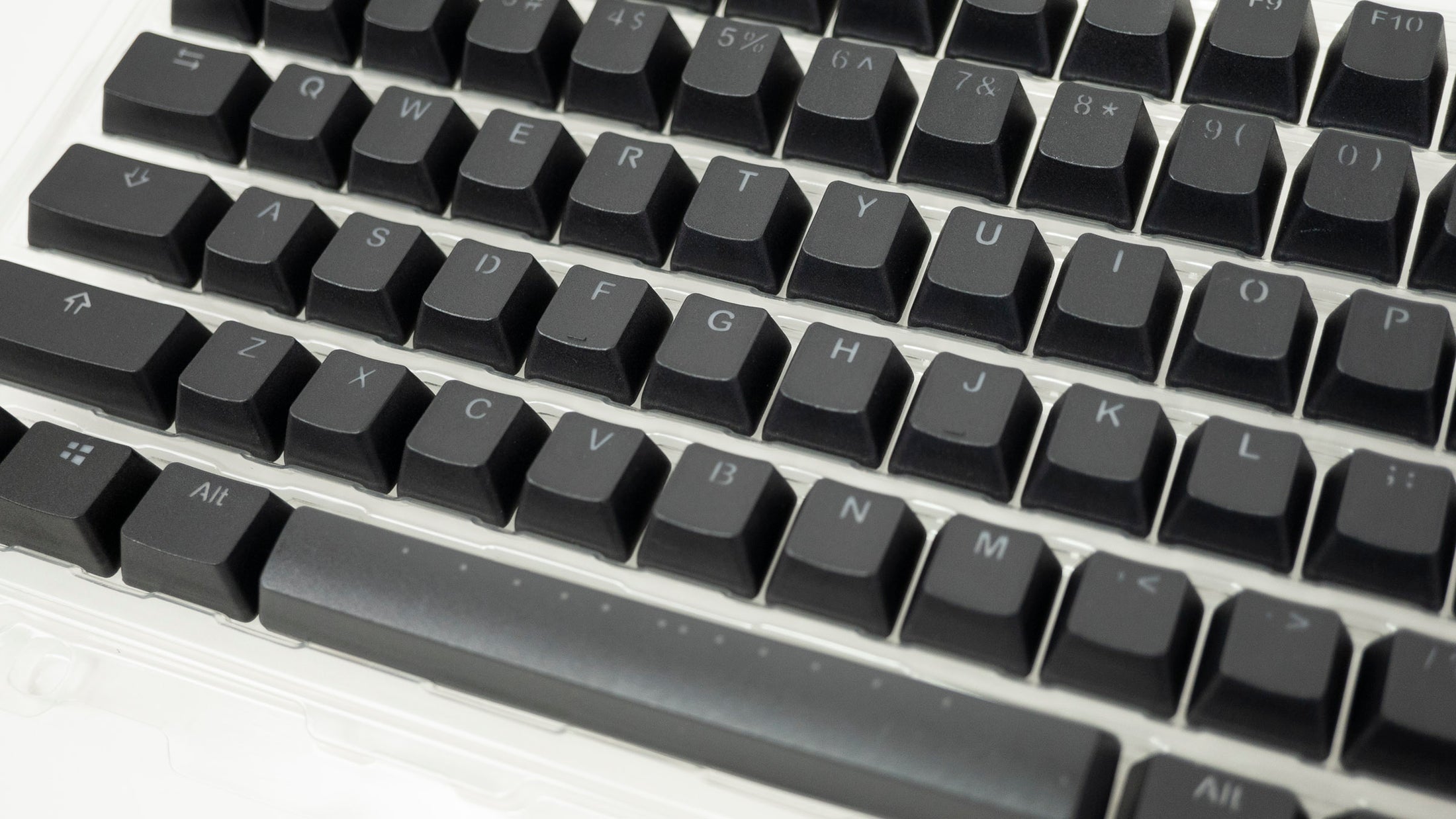 Vortex Black Backlit 126 Key OEM Profile Double Shot PBT Keycap Set