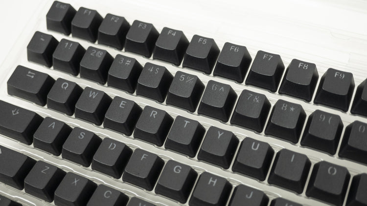 Vortex Black Backlit 126 Key OEM Profile Double Shot PBT Keycap Set MKX9GIUVH0 |76757|